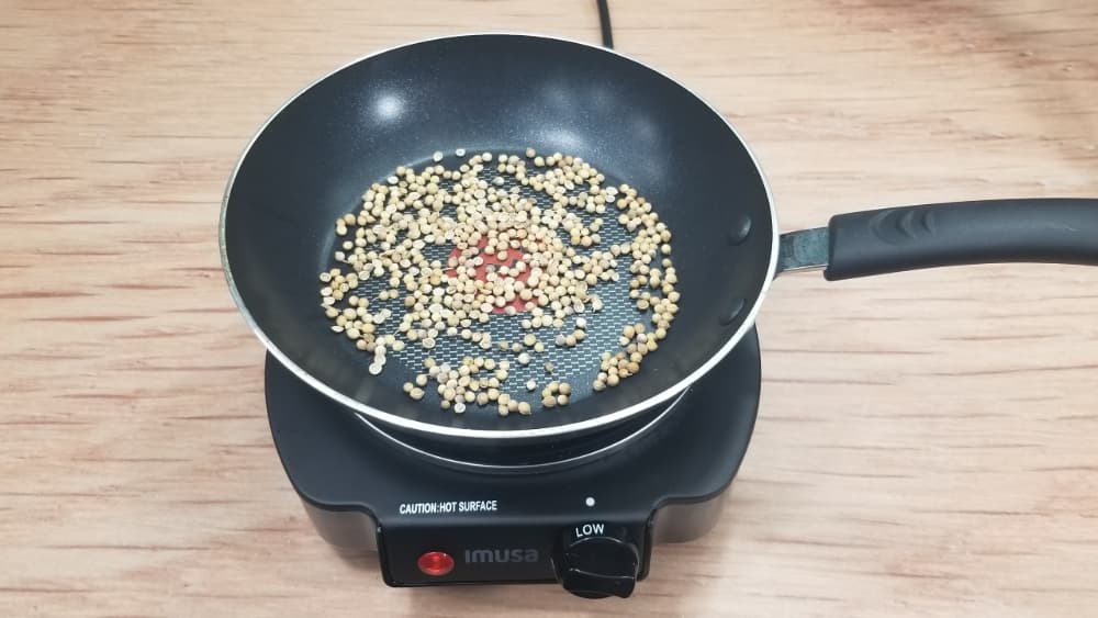 Coriander Seed Roasting