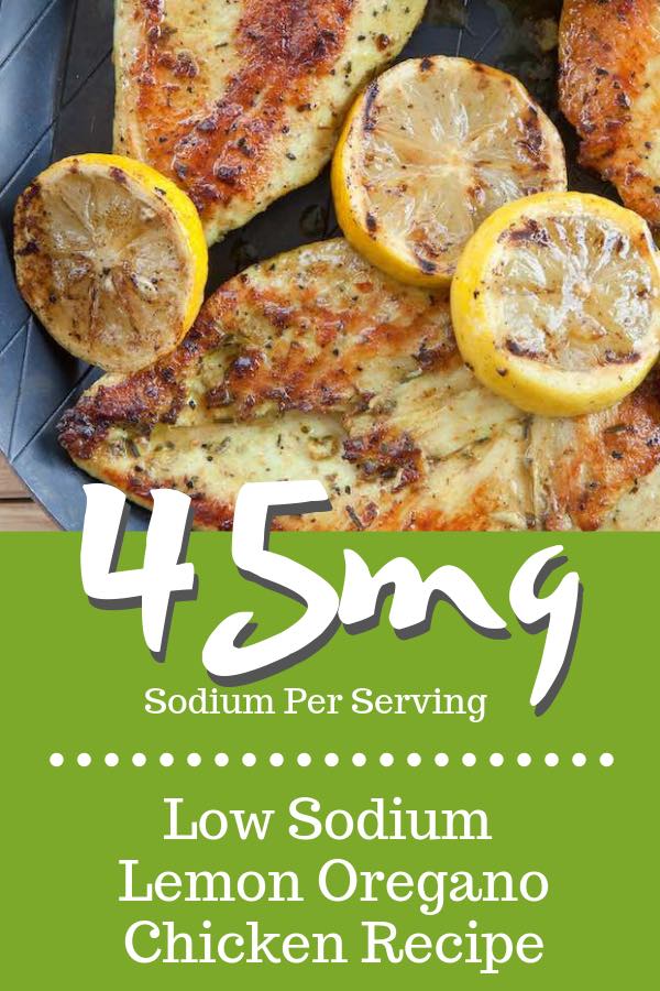 Low Sodium Lemon Oregano Chicken